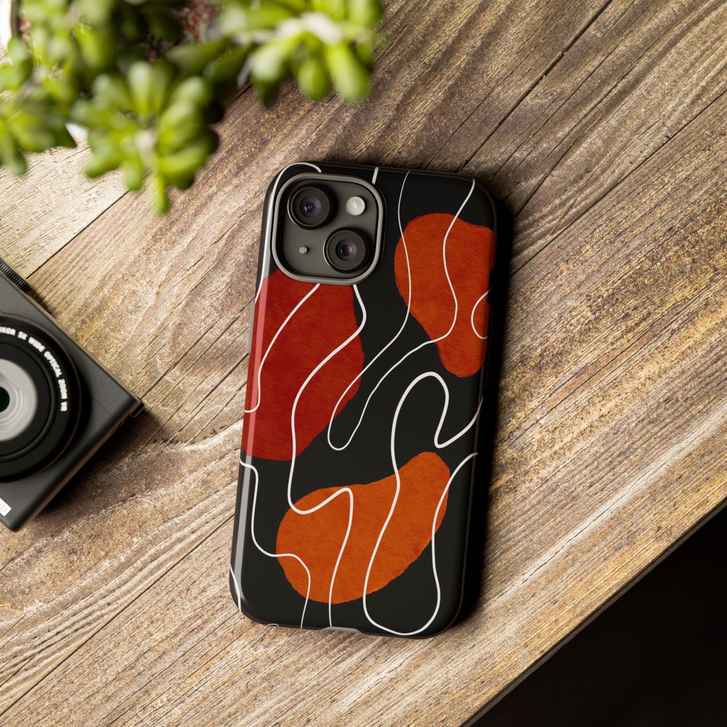 Stylish Phone Case with Abstract Design, Tough Cases for Modern Life, Trendy Phone Accessory, Unique Gift Idea, Holiday Present