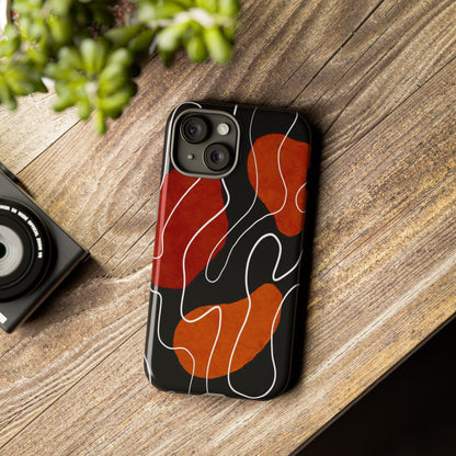 Stylish Phone Case with Abstract Design, Tough Cases for Modern Life, Trendy Phone Accessory, Unique Gift Idea, Holiday Present