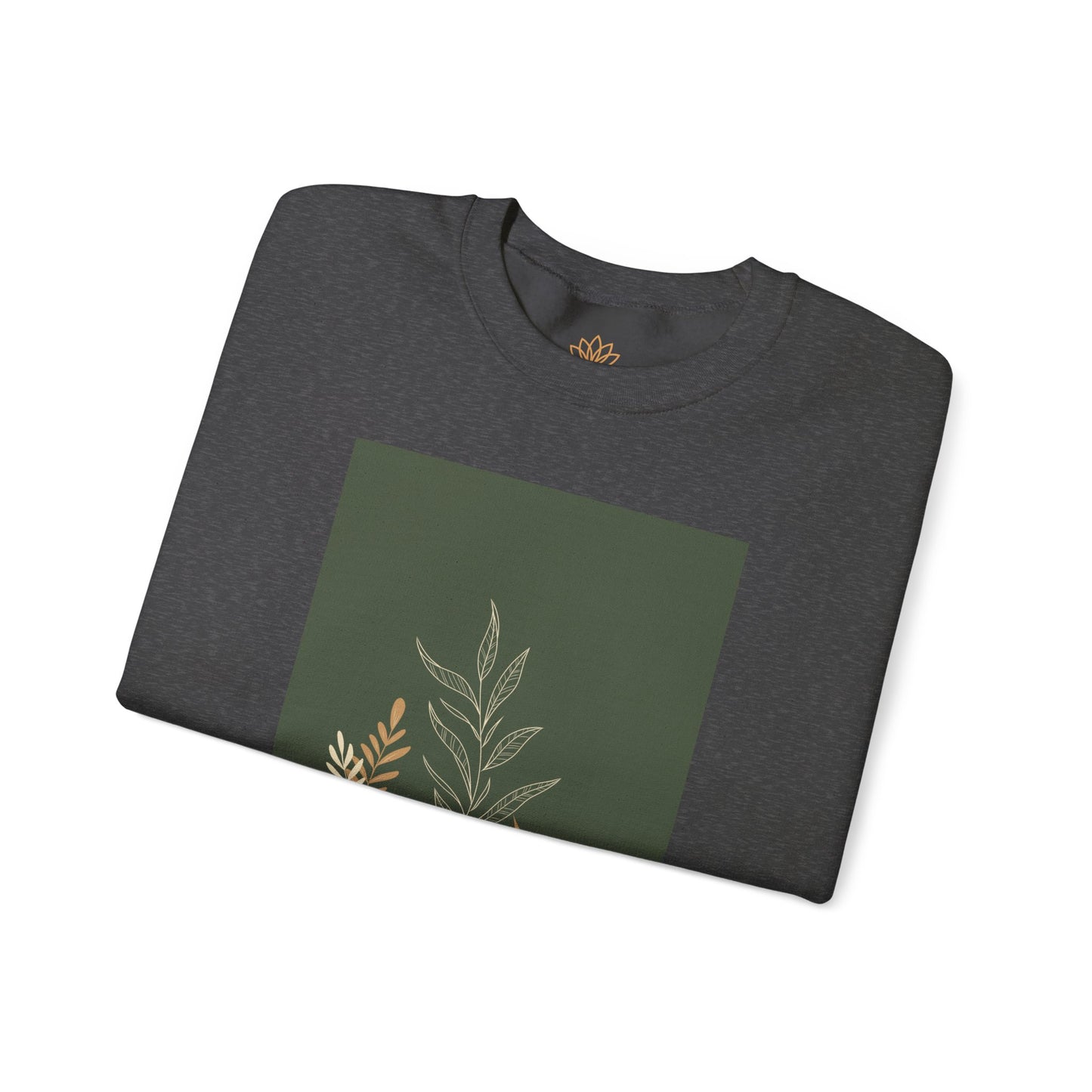 Fall-Inspired Botanical Crewneck Sweatshirt, Cozy Sweatshirt for Women, Warm Unisex Sweater, Autumn Gift,  Plant Lover Apparel