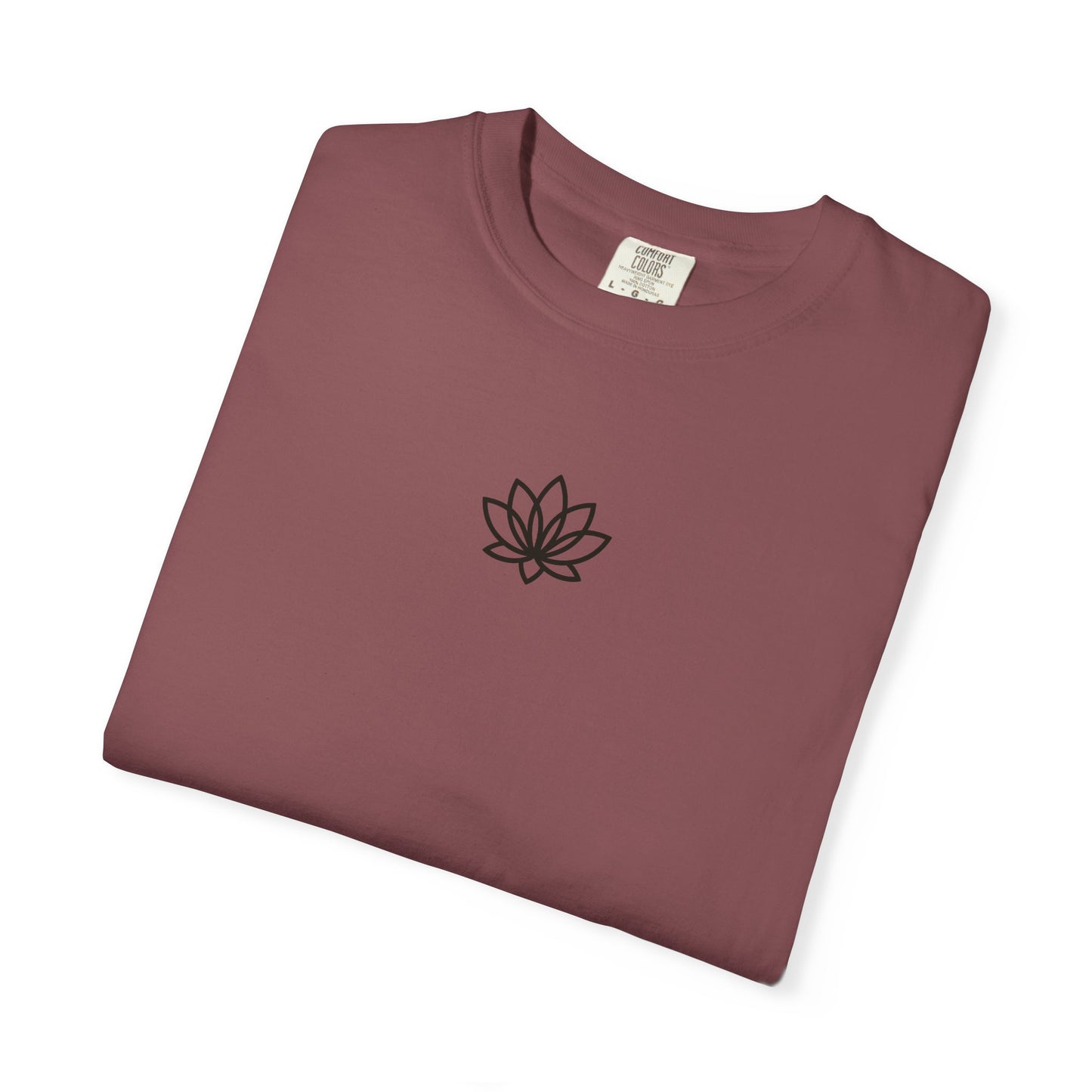 Lotus Bloom Unisex T-shirt, Soft Cotton Tee, Spiritual Gift, Meditation Wear, Casual Daily Outfit, Nature Lover Apparel