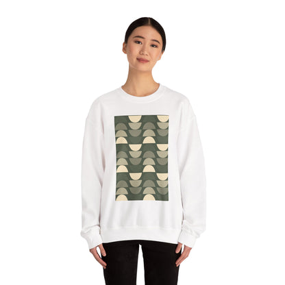 Stylish Geometric Crewneck Sweatshirt for Relaxed Vibes, Cozy Layer, Unisex Fashion Piece, Perfect Gift for Art Lovers, Casual Wear