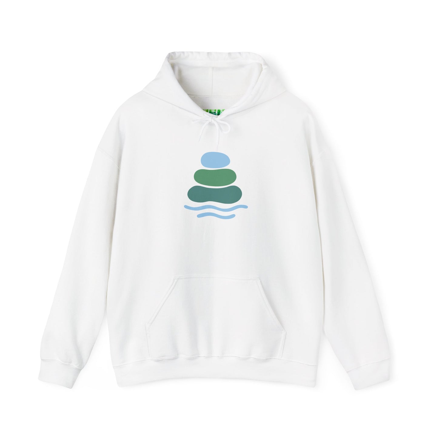 Zen-Inspired Unisex Hooded Sweatshirt, Relaxing Sweatshirt, Comfortable Hoodie, Gift for Meditation Lovers, Cozy Outerwear for All Occasions