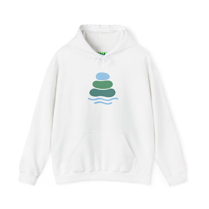 Zen-Inspired Unisex Hooded Sweatshirt, Relaxing Sweatshirt, Comfortable Hoodie, Gift for Meditation Lovers, Cozy Outerwear for All Occasions