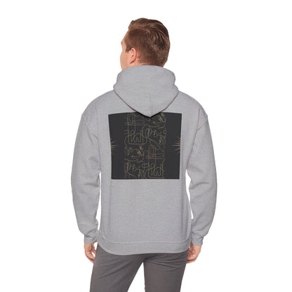 Lotus Design Hooded Sweatshirt, Unisex Hoodie, Cozy Fashion, Yoga Gift, Spiritual Apparel, Meditation Wear, Gift for Him, Gift for Her, Fall Crewneck, Autumn Vibes