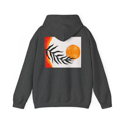 Lotus and Sunset Unisex Hoodie - Cozy Gift for Mindfulness, Meditation, or Nature Lovers, Perfect for Fall and Winter