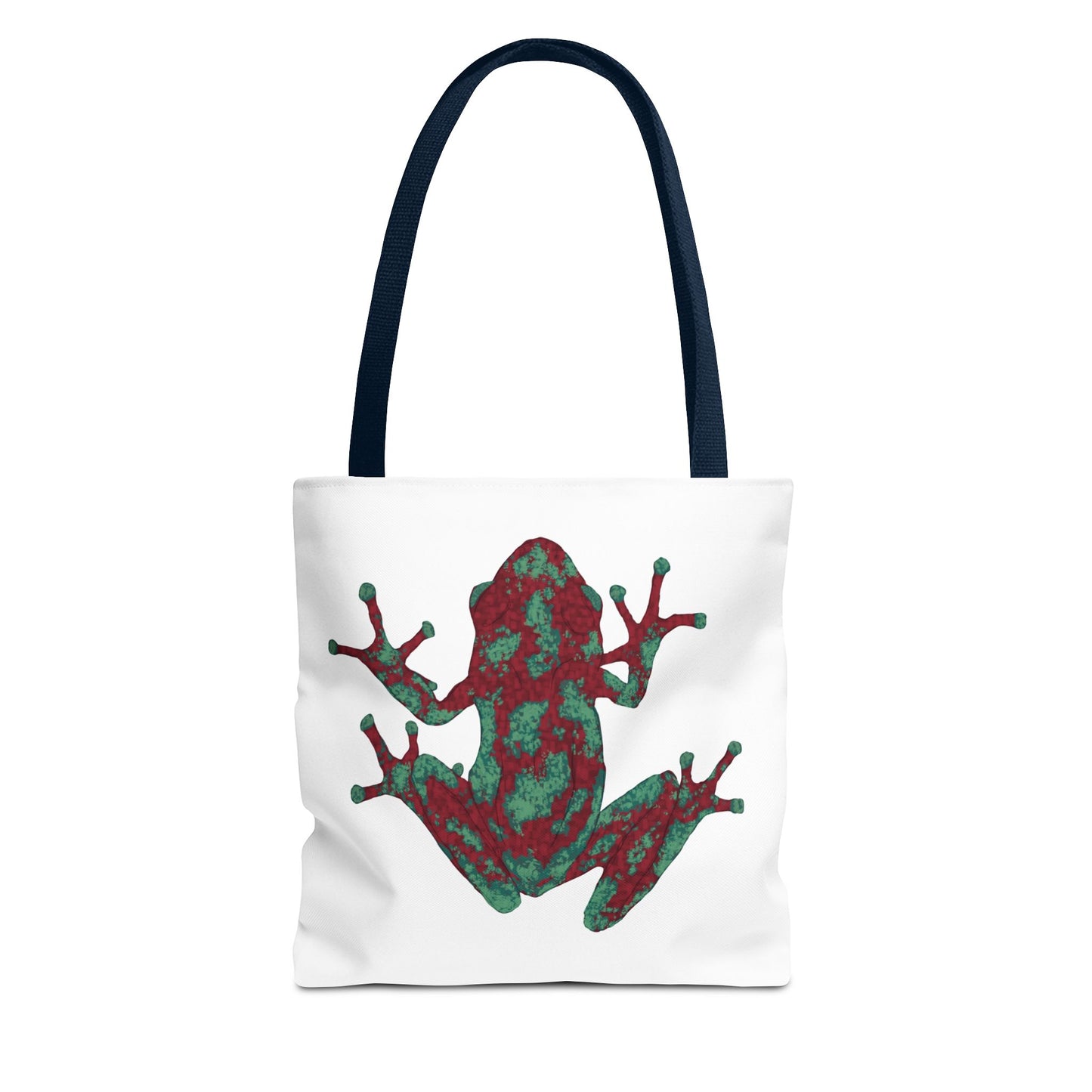 Frog Art Tote Bag, Eco-Friendly Shopping Bag, Nature Lover Gift, Stylish Reusable Tote, Unique Animal Print Purse