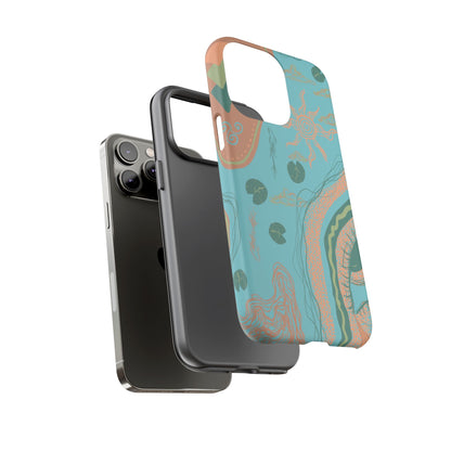 Whimsical Phone Case with Artistic Ocean Design, Floral Phone Cover, Unique Gift for Nature Lovers, Eco-Friendly Cell Accessories, [...]