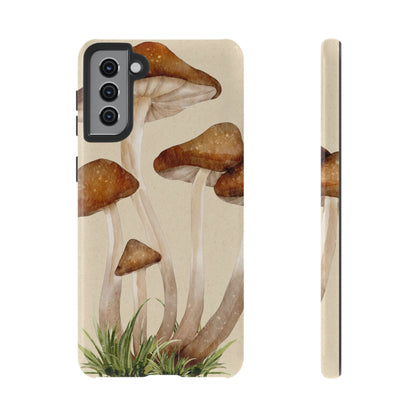 Mushroom Phone Case - Nature Lover, Eco-Friendly Gift, Cute Cell Phone Cover, Aesthetic Tech Accessory, Unique Fall Decor, Artsy Phone Cases, Cute, Gift for Her, Nature-inspired Designs, Durable Cases