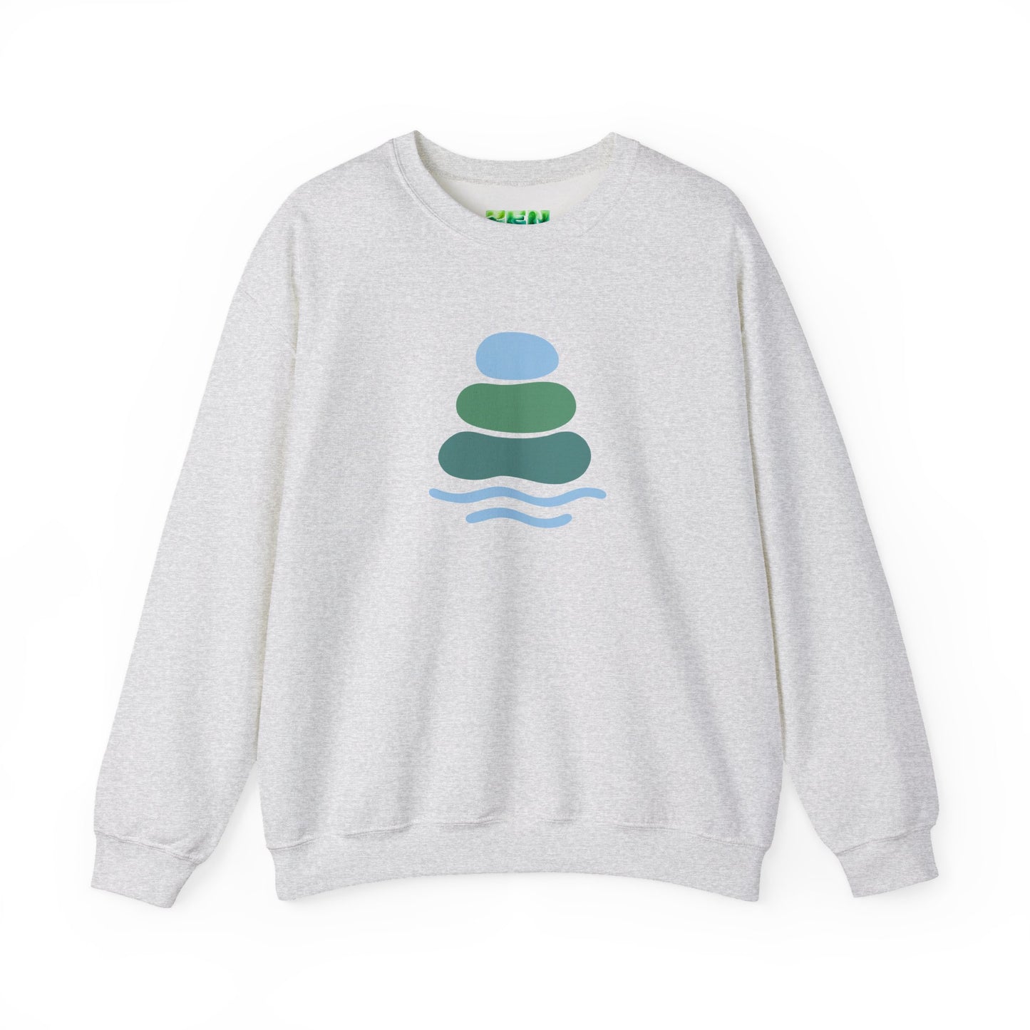 Serene Balance Crewneck Sweatshirt, Cozy Layering Piece, Casual Everyday Wear, Ideal for Relaxation, Gift for Mindfulness Enthusiasts