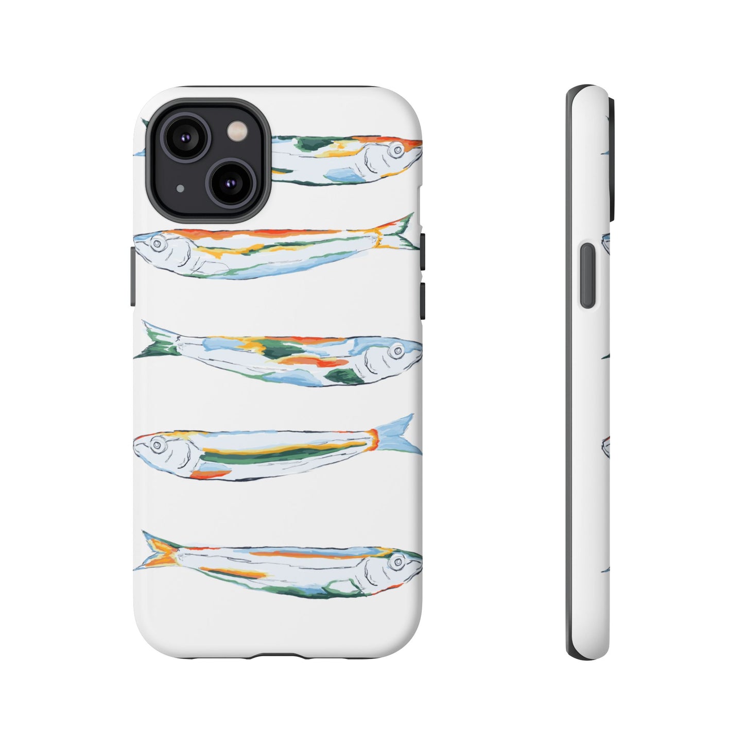 Tough Cases – Artistic Fish Design Phone Case, Unique Gift for Aquatic Lovers, Perfect for Birthdays, Holidays, and Everyday Use, Quirky Cases, Fun Phone Cases