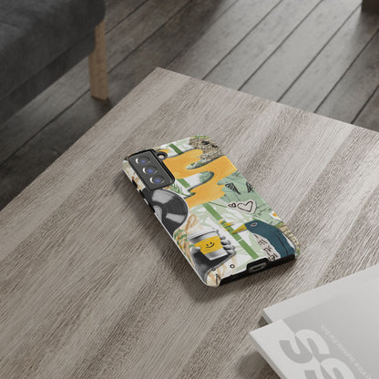 Artistic Phone Case, Unique Cell Phone Cover, Trendy Gifts for Music Lovers, Eco-Friendly Phone Accessory, Stylish Tech Gifts, Cool Cases, Unique Phone Cases