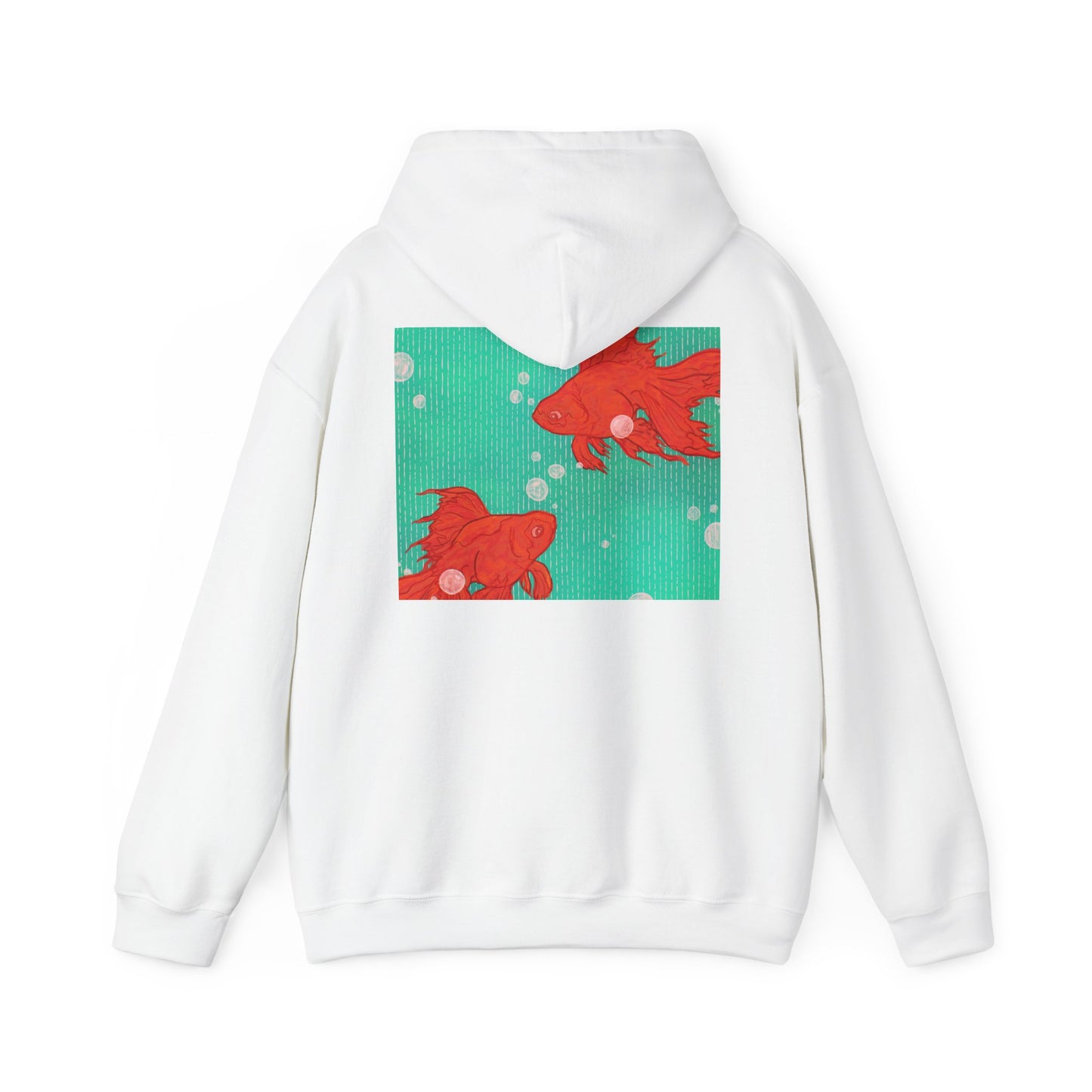 Colorful Goldfish Hoodie, Unisex Sweatshirt, Cozy Everyday Wear, Perfect for Gifts, Fun Fashion for Animal Lovers, Vibrant Pullover
