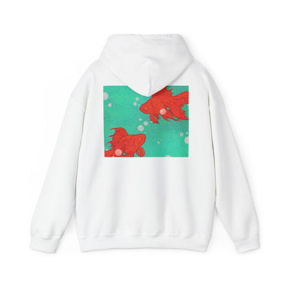 Colorful Goldfish Hoodie, Unisex Sweatshirt, Cozy Everyday Wear, Perfect for Gifts, Fun Fashion for Animal Lovers, Vibrant Pullover