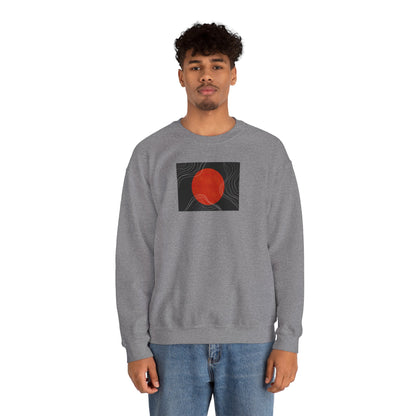 Minimalist Sunset Crewneck Sweatshirt, Cozy Unisex Sweater for Everyday Wear, Gift for Fall, Layering Essential
