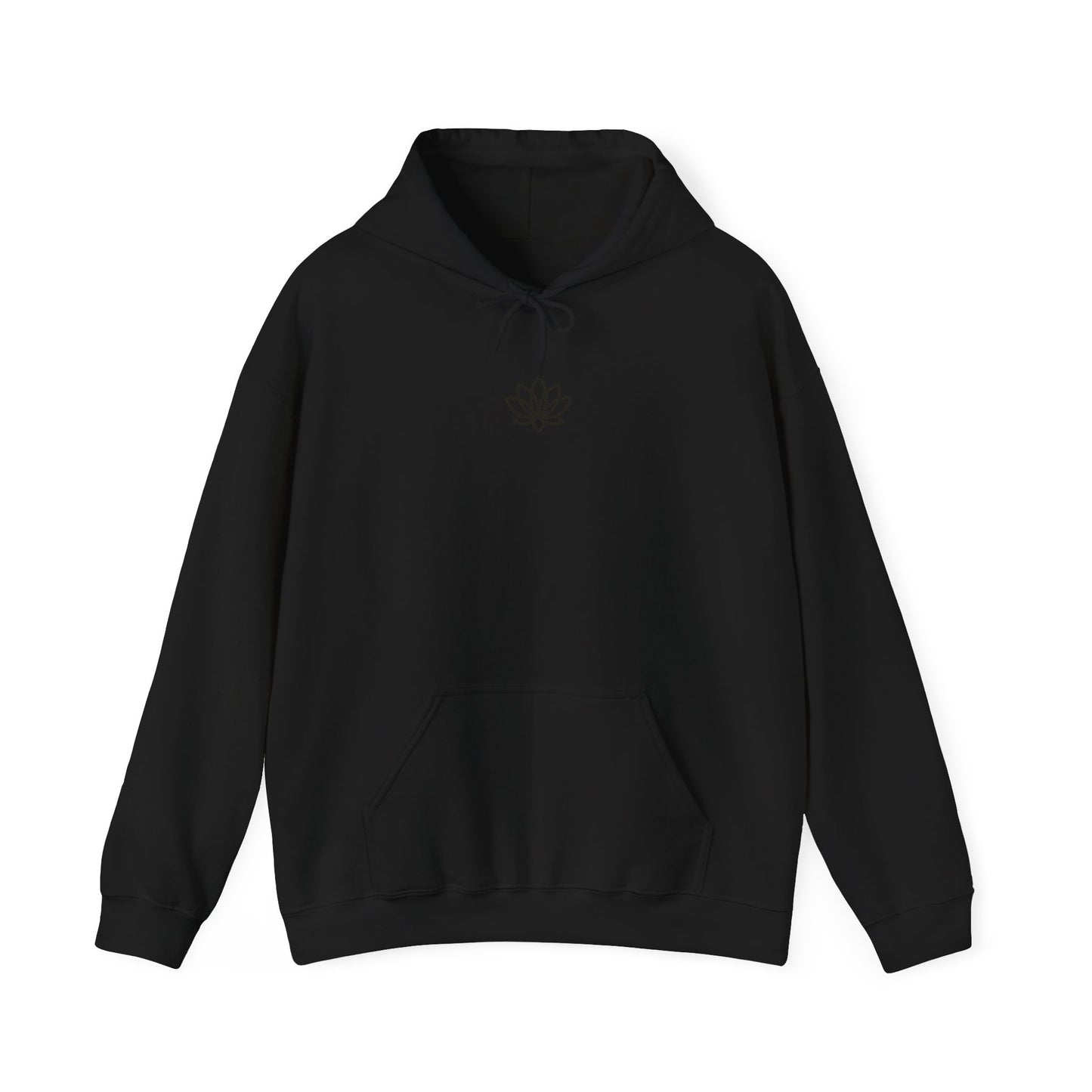 Lotus Design Hooded Sweatshirt, Unisex Hoodie, Cozy Fashion, Yoga Gift, Spiritual Apparel, Meditation Wear, Gift for Him, Gift for Her, Fall Crewneck, Autumn Vibes