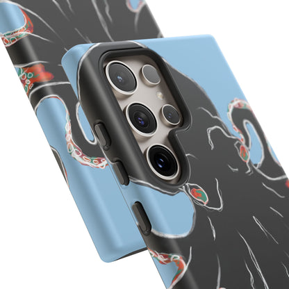 Octopus Tough Phone Case, Sea Creature Design, Ocean Lover Gift, Unique Phone Cover, Underwater Artwork