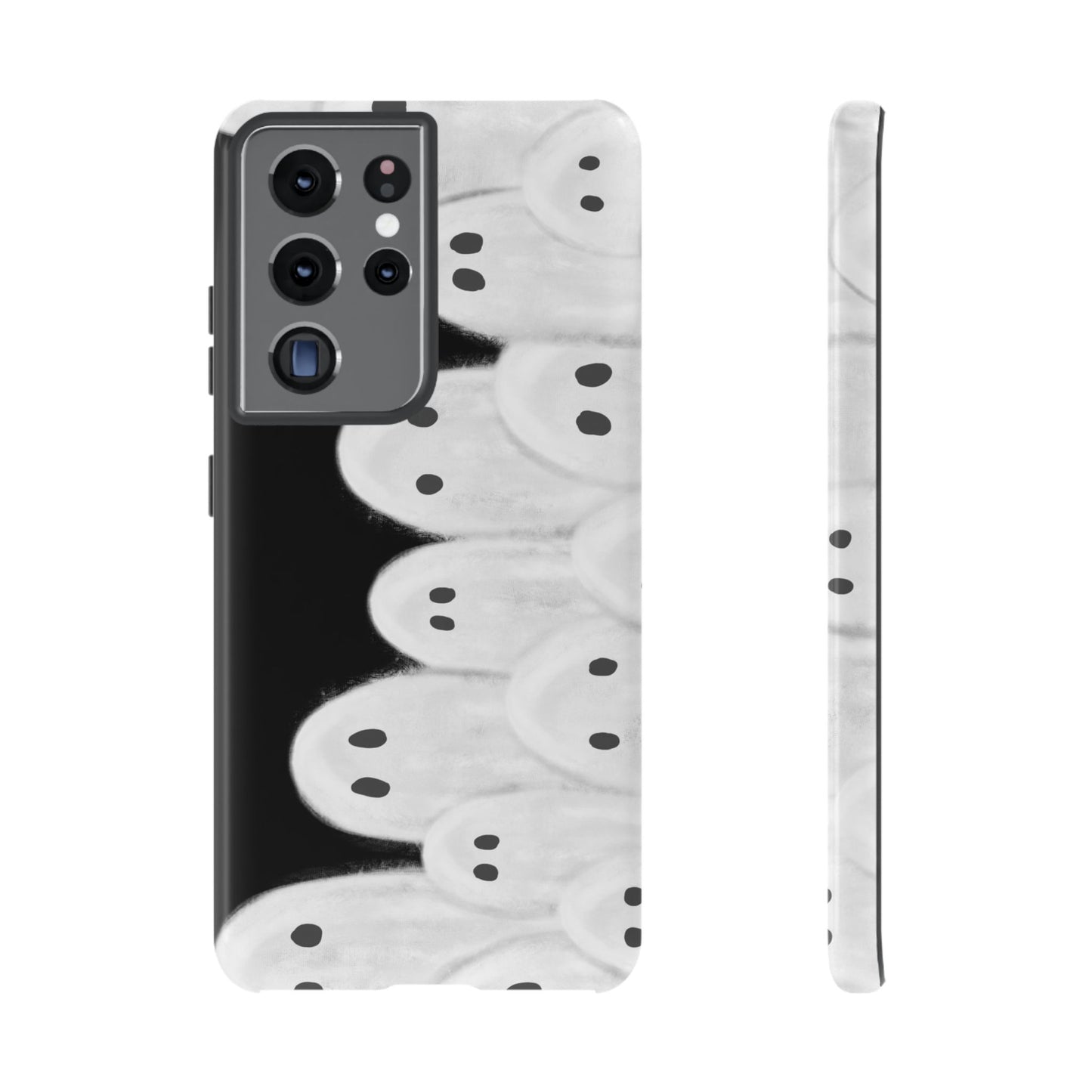 Painted Ghosts Phone Case | Ghostly Tough Phone Case for Spooky Style, Halloween Gift, Phone Cover, Ghost Theme, Unique Accessory, Spooky Season, Viral Painted Ghosts Inspired Design