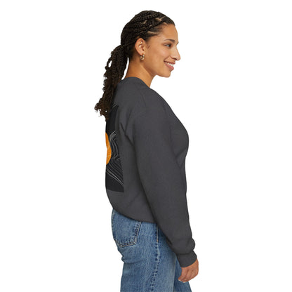 Sunset Wave Unisex Heavy Blend™ Crewneck Sweatshirt | Cozy, Relaxed, Casual Wear, Gift for Her, Gift for Him, Yoga, Meditation