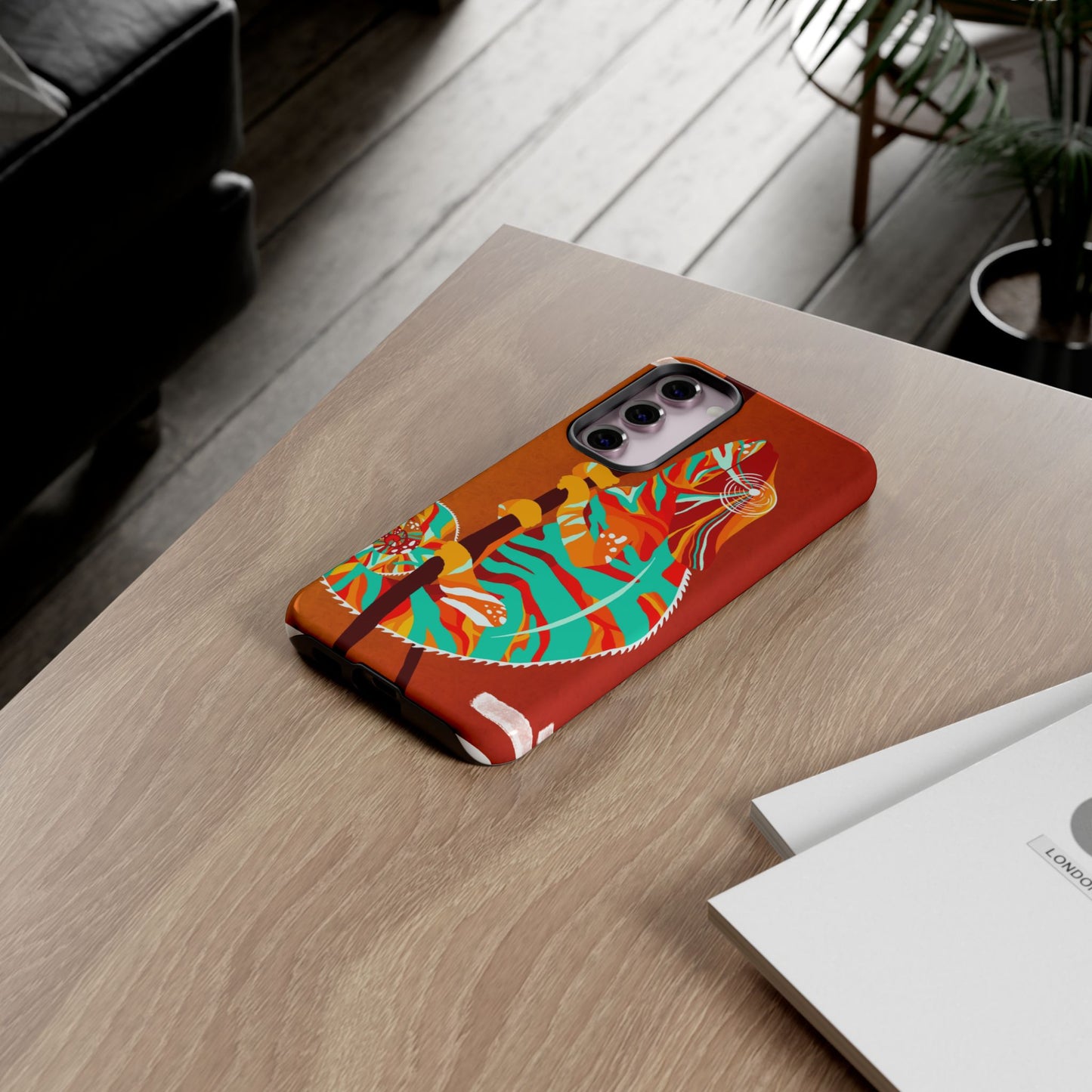Chameleon Phone Case - Vibrant Artistic Design, Tough Cases for Animal Lovers, Unique Gift, Eco-Friendly Protection
