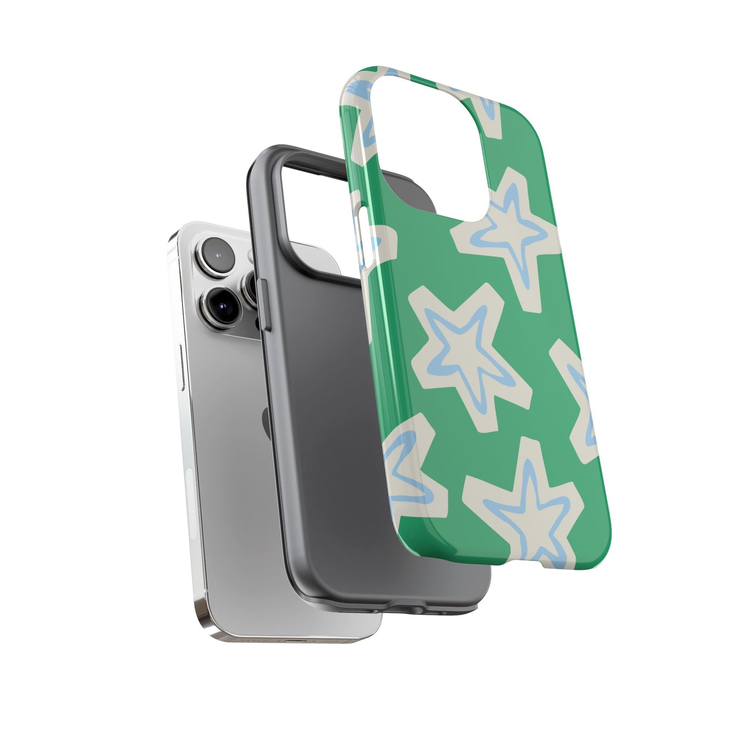 Retro Star Pattern Phone Case | Tough Cases, Colorful Cover for Phones, Phone Accessories, Gift for Her, Trendy Cases