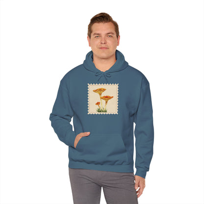 Botanical Print Hoodie, Cozy Sweatshirt, Nature Lover Gift, Comfortable Casual Wear, Fall Fashion, Unisex Hoodie, Comfy Mushroom Hoodie, Nature Vibes, Perfect for Fall