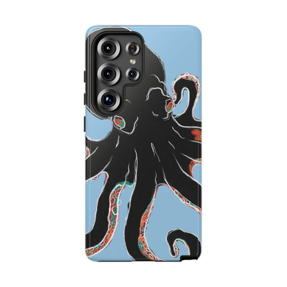 Octopus Tough Phone Case, Sea Creature Design, Ocean Lover Gift, Unique Phone Cover, Underwater Artwork