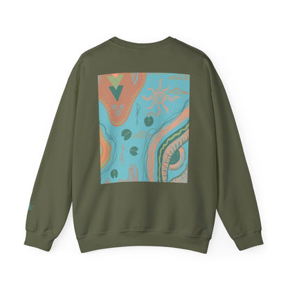 Bohemian Crewneck Sweatshirt, Cozy Sweatshirt for Art Lovers, Unique Graphic Apparel, Perfect Gift for Everyday Wear, Trendy Fashion Hoodie
