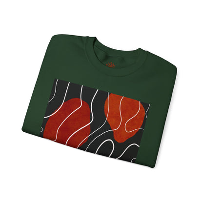 Abstract Modern Crewneck Sweatshirt, Cozy Casual Wear, Gift for Art Lovers, Stylish Layering, Perfect for Fall/Winter, Unique Graphic [...]