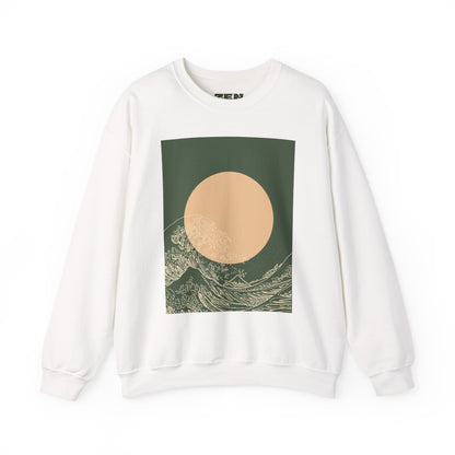 Nature-Inspired Unisex Crewneck Sweatshirt, Cozy Casual Wear, Gift for Outdoor Lovers, Perfect for Fall and Winter
