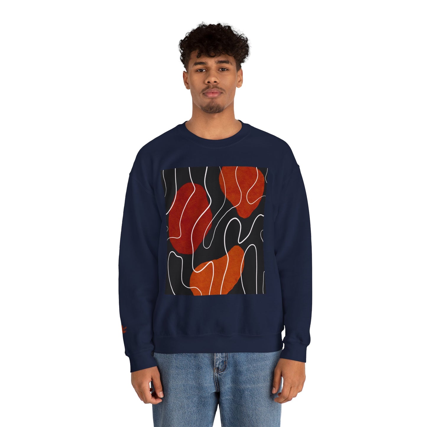Abstract Modern Crewneck Sweatshirt, Cozy Casual Wear, Gift for Art Lovers, Stylish Layering, Perfect for Fall/Winter, Unique Graphic [...]
