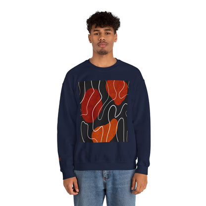 Abstract Modern Crewneck Sweatshirt, Cozy Casual Wear, Gift for Art Lovers, Stylish Layering, Perfect for Fall/Winter, Unique Graphic [...]