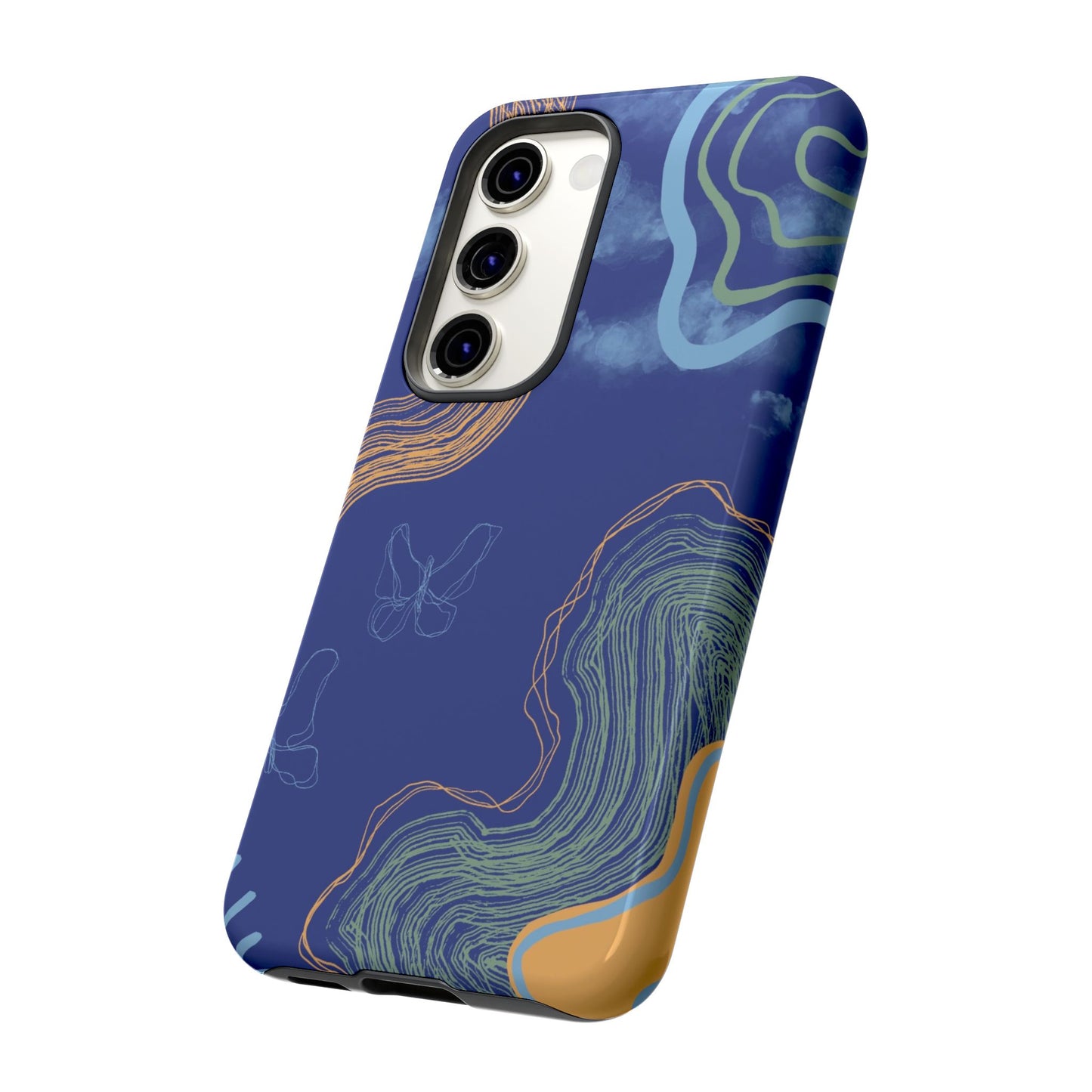 Artistic Phone Case, Abstract Phone Cover, Gift for Her, Modern Design, Boho Phone Case, Unique Phone Accessories