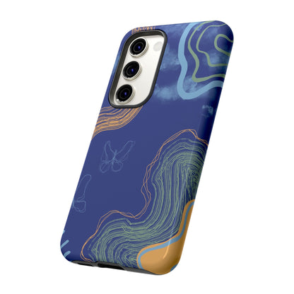 Artistic Phone Case, Abstract Phone Cover, Gift for Her, Modern Design, Boho Phone Case, Unique Phone Accessories