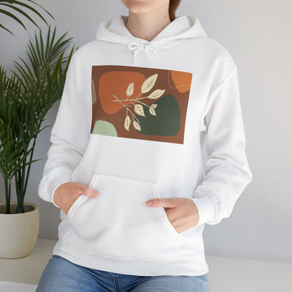 Botanical Design Unisex Hoodie, Cozy Sweatshirt for Nature Lovers, Gift for Friends, Autumn Fashion, Comfortable Casual Wear