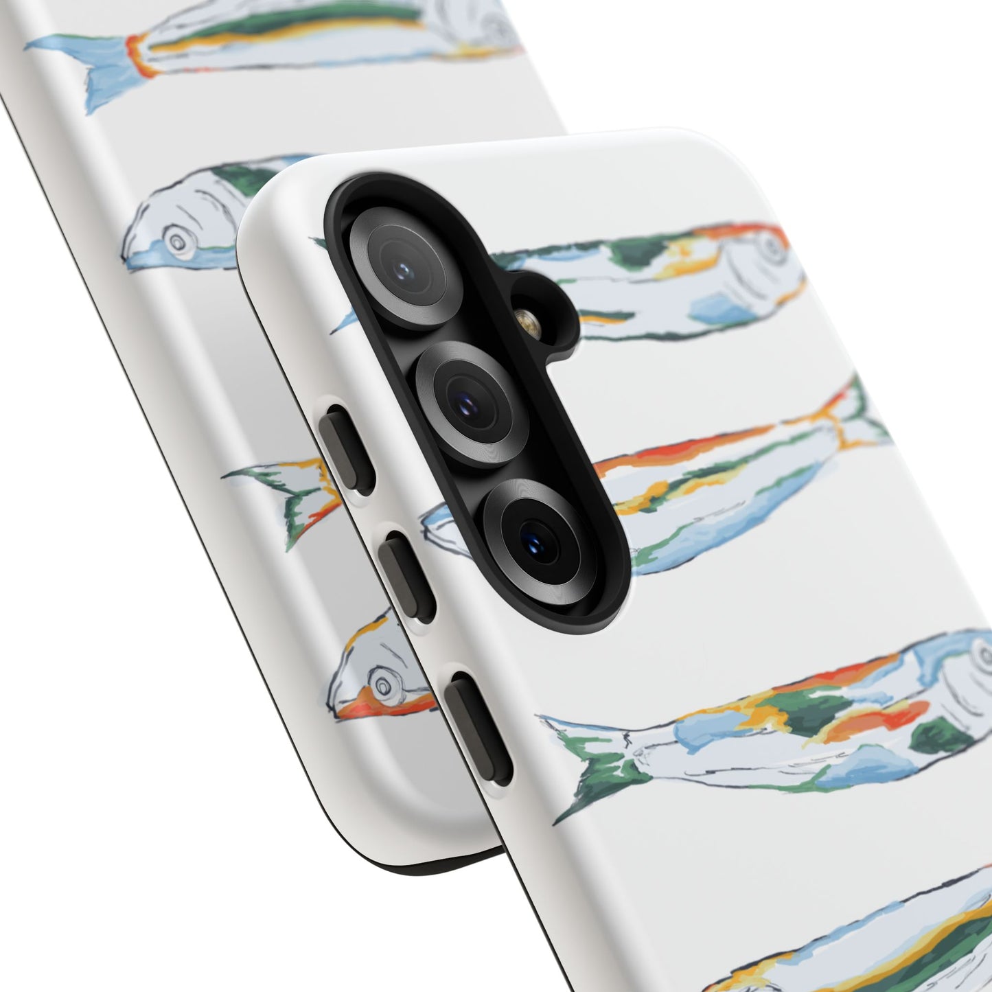 Tough Cases – Artistic Fish Design Phone Case, Unique Gift for Aquatic Lovers, Perfect for Birthdays, Holidays, and Everyday Use, Quirky Cases, Fun Phone Cases