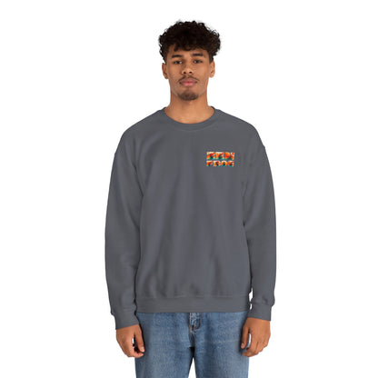 Funky Snake Unisex Crewneck Sweatshirt, Cozy Apparel, Unique Gift, Snake Art, Relaxed Style, Perfect for Casual Outings