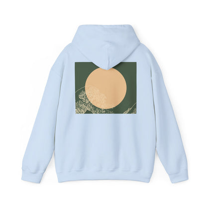 Zen Frog Unisex Hoodie | Relaxed Fashion, Cozy Sweatshirt, Unique Gift, Chill Vibes, Spring and Summer Style