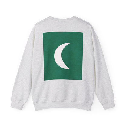 Zen Frog Crewneck Sweatshirt | Cozy Unisex Pullover for Relaxation, Ideal Gift for Nature Lovers, Perfect for Lounging and Casual Outings, Moon, Gift for Him, Gift for Her