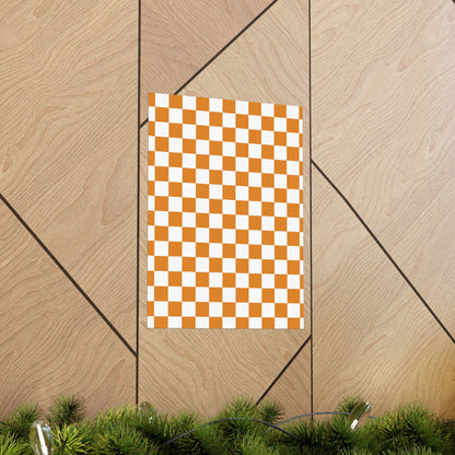 Matte Vertical Checkered Posters, Home Decor, Wall Art, Room Decor, Gift for Her, Modern Aesthetic, Art Print