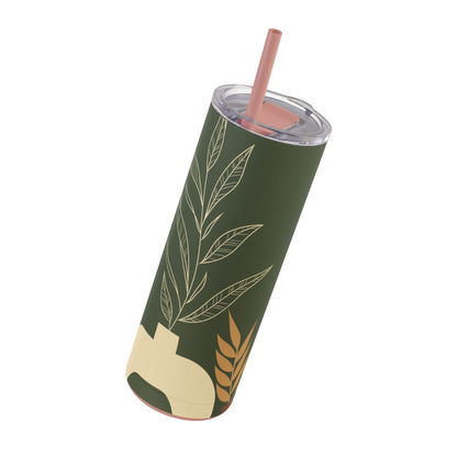 Boho-Inspired Tumbler, Modern Minimalist, Matte, Gift for Her, Mother's Day Gift, Nature Tumbler