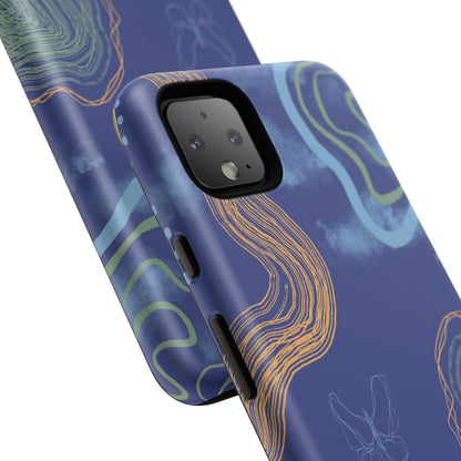 Artistic Phone Case, Abstract Phone Cover, Gift for Her, Modern Design, Boho Phone Case, Unique Phone Accessories