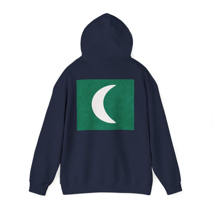 Zen Frog Hooded Sweatshirt - Cozy Unisex Hoodie, Casual Wear, Spring Fashion, Unique Gifts, Streetwear Style, Simple Moon Design, Gift for Him, Gift for Her