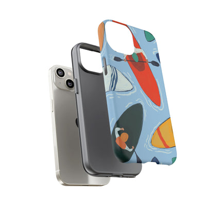 Kayak Phone Case - Tough Cases for Outdoor Enthusiasts, Birthday Gifts, Adventure Gear, Kayaking Accessories, Nature Lover Decor, Artsy Phone Cases