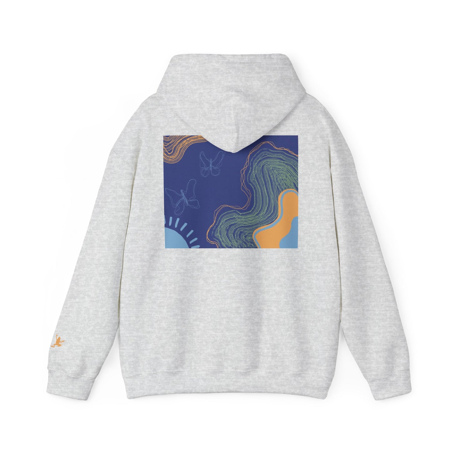 Unisex Heavy Blend™ Hooded Sweatshirt - Cozy Everyday Comfort, Perfect Gift for Nature Lovers and Art Enthusiasts