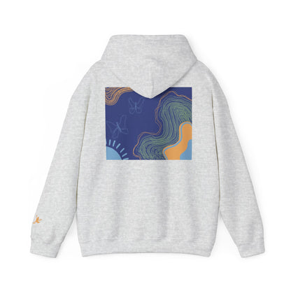 Unisex Heavy Blend™ Hooded Sweatshirt - Cozy Everyday Comfort, Perfect Gift for Nature Lovers and Art Enthusiasts
