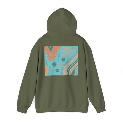 Chic Abstract Art Hoodie for Comfort & Style, Unisex Pullover, Cozy Sweatshirt, Trendy Gift for Art Lovers, Casual Outfit Must-Have