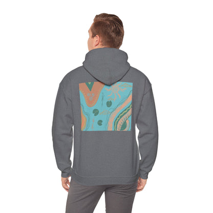 Chic Abstract Art Hoodie for Comfort & Style, Unisex Pullover, Cozy Sweatshirt, Trendy Gift for Art Lovers, Casual Outfit Must-Have