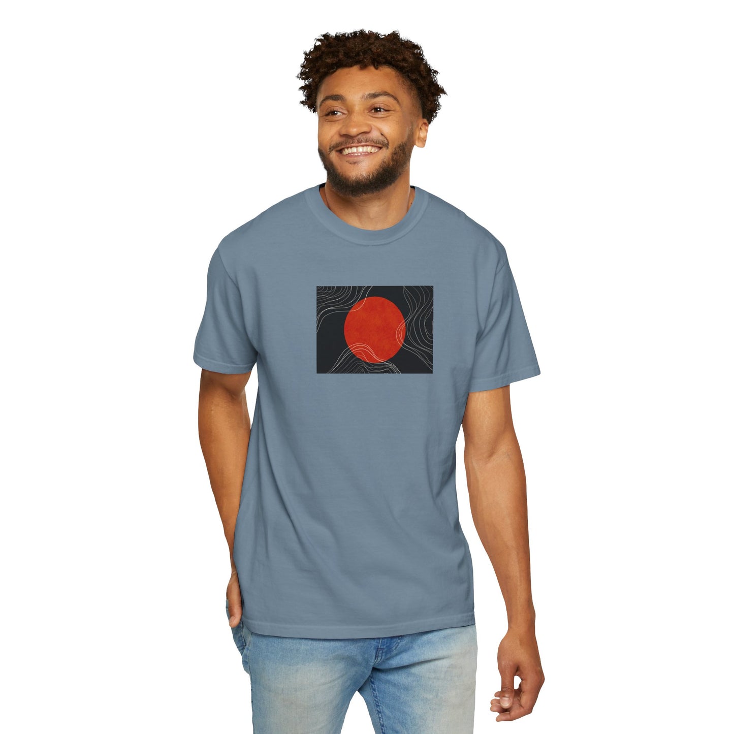 Sunset Vibes Unisex T-Shirt, Casual Summer Tee, Bohemian Shirt, Gift for Art Lovers, Men's and Women's Fashion