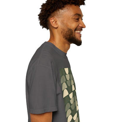 Stylish Unisex Garment-Dyed T-Shirt with Abstract Wave Design, Casual Wear, Graphic Tee, Unique Fashion, Gift for Him/Her