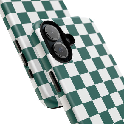 Stylish Checkered Phone Case, Protective Cover, Unique Gift, Trendy Accessory, Customizable Design, Ideal for All Ages